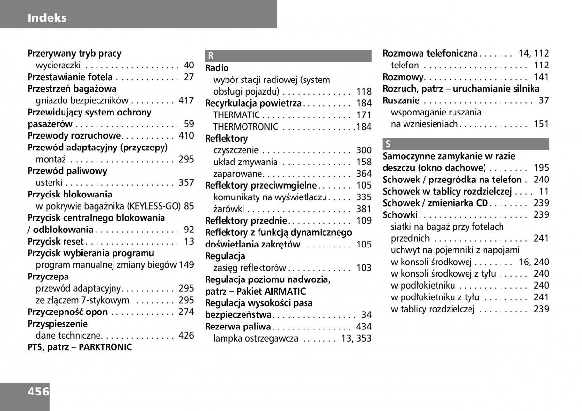 Mercedes ML W164 instrukcja obslugi / page 458