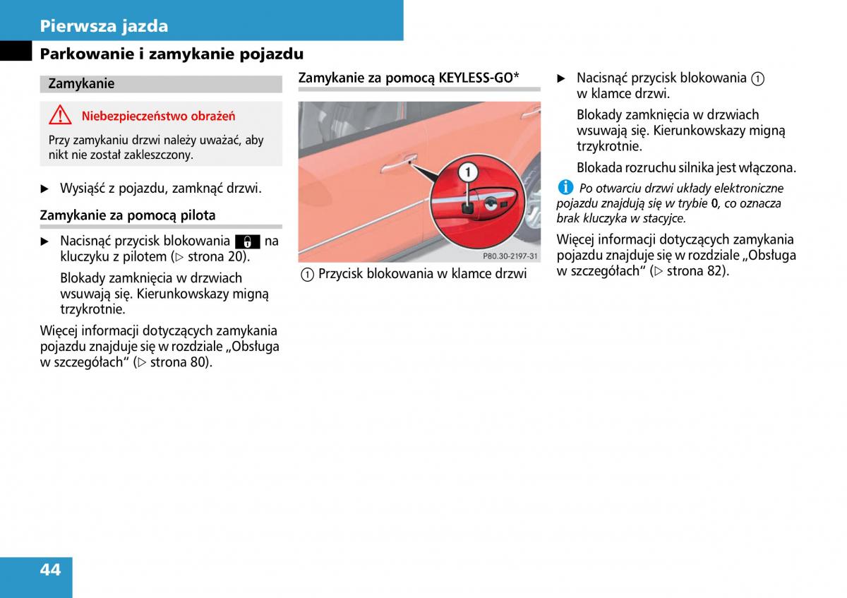 Mercedes ML W164 instrukcja obslugi / page 46