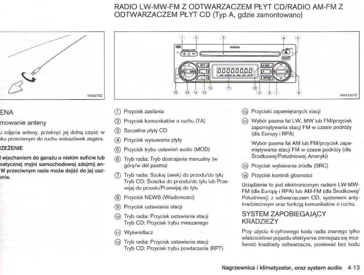 Nissan Micra III K12 instrukcja obslugi / page 99