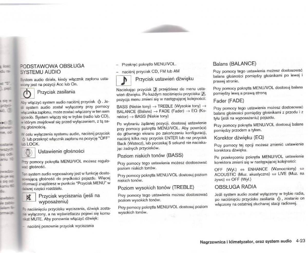 Nissan Micra III K12 instrukcja obslugi / page 109