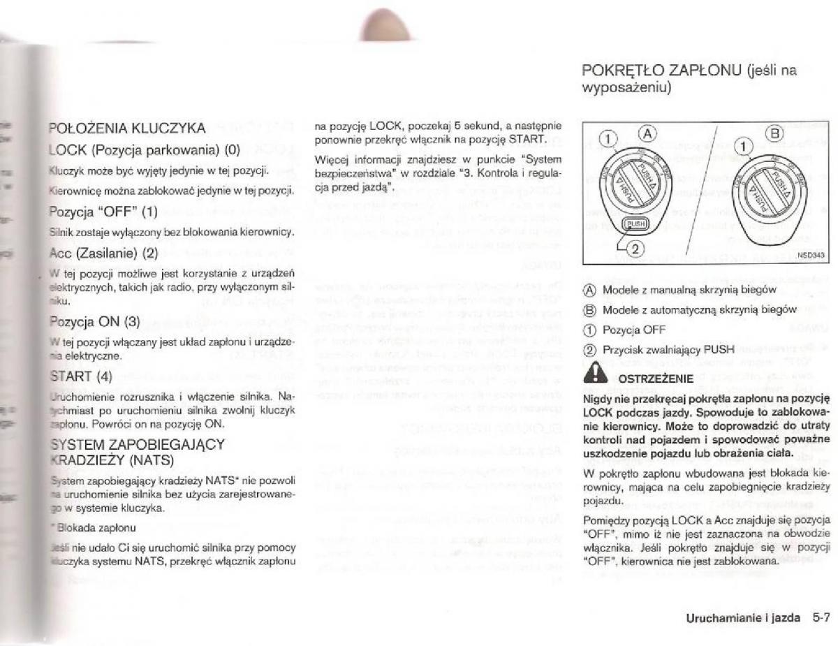 Nissan Micra III K12 instrukcja obslugi / page 135