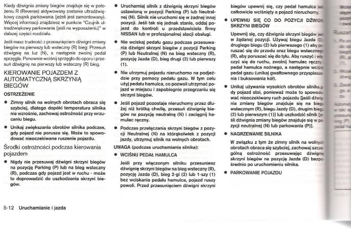 Nissan Micra III K12 instrukcja obslugi / page 140