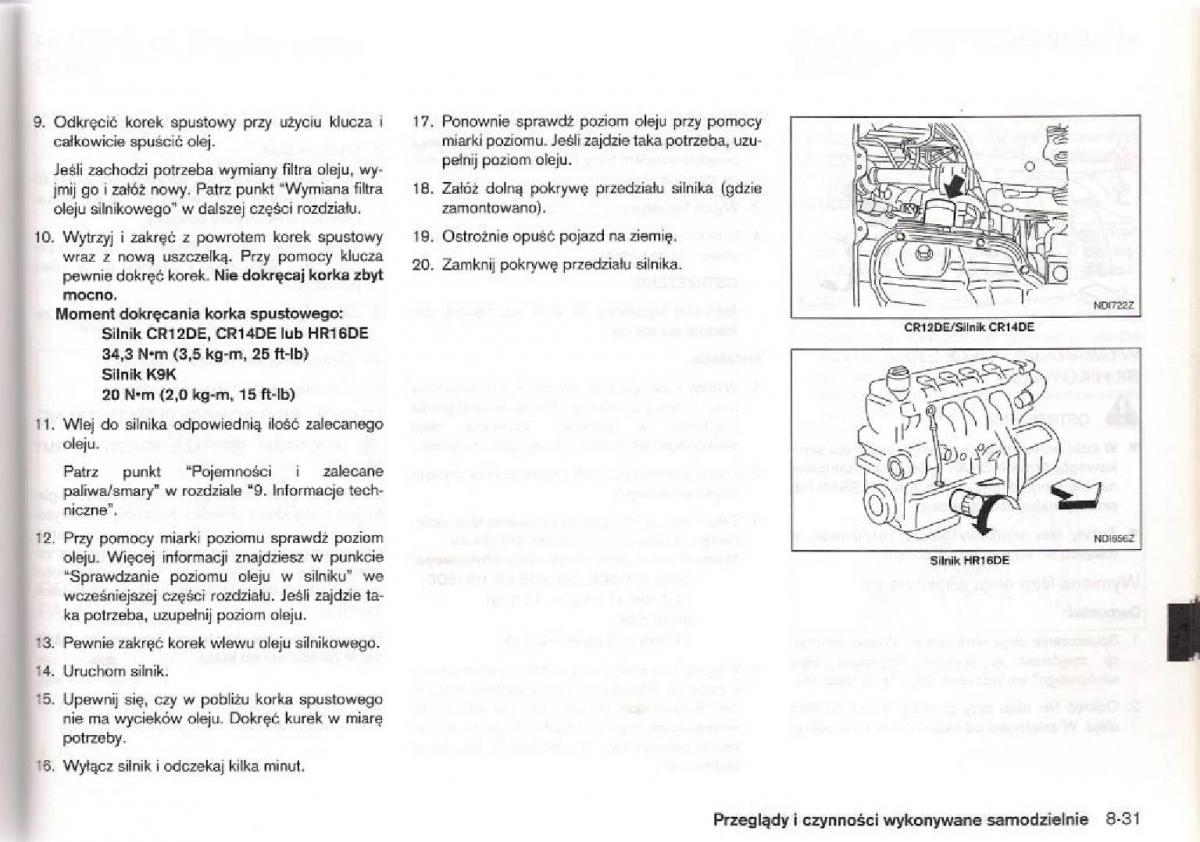 Nissan Micra III K12 instrukcja obslugi / page 204