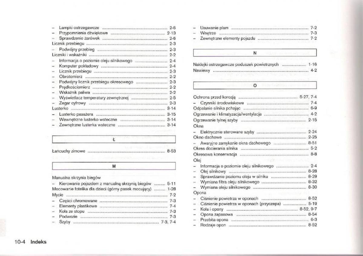 Nissan Micra III K12 instrukcja obslugi / page 241