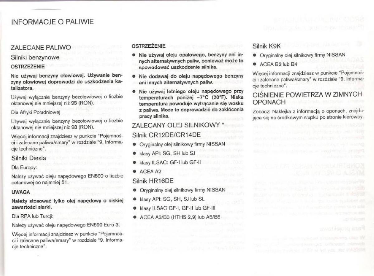 Nissan Micra III K12 instrukcja obslugi / page 246