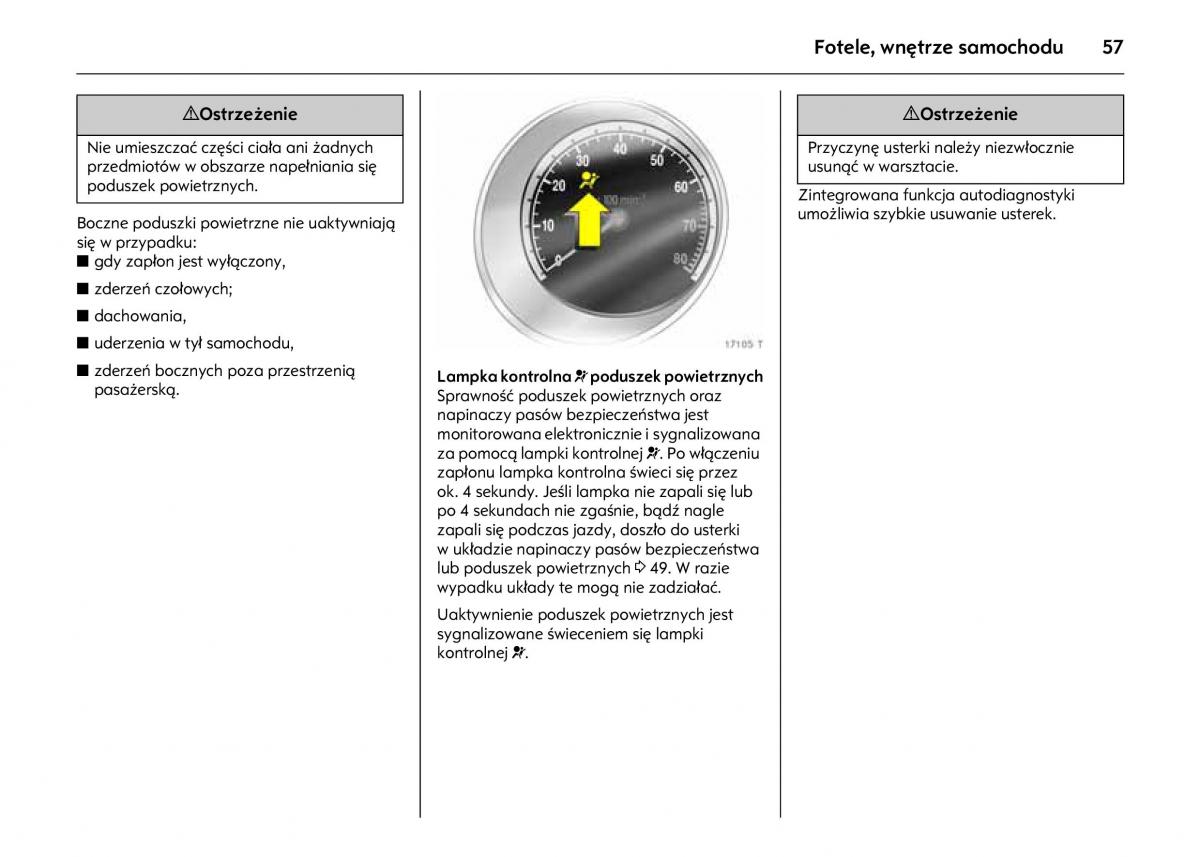 Opel Astra IV J instrukcja obslugi / page 61