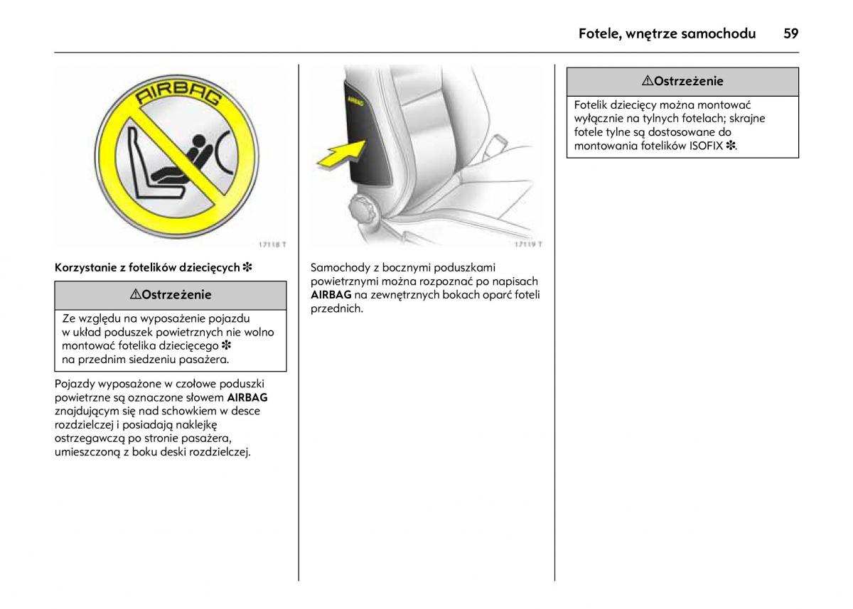 Opel Astra IV J instrukcja obslugi / page 63