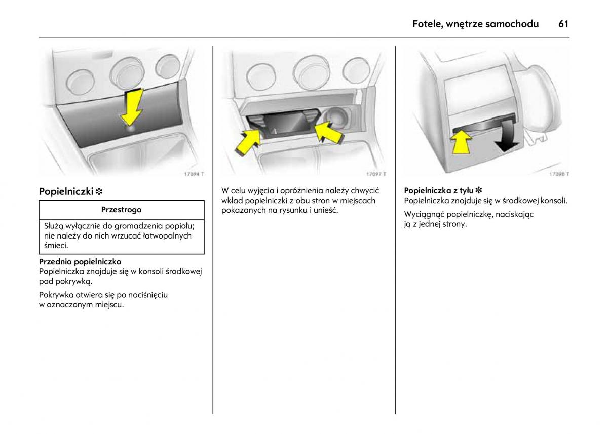 Opel Astra IV J instrukcja obslugi / page 65