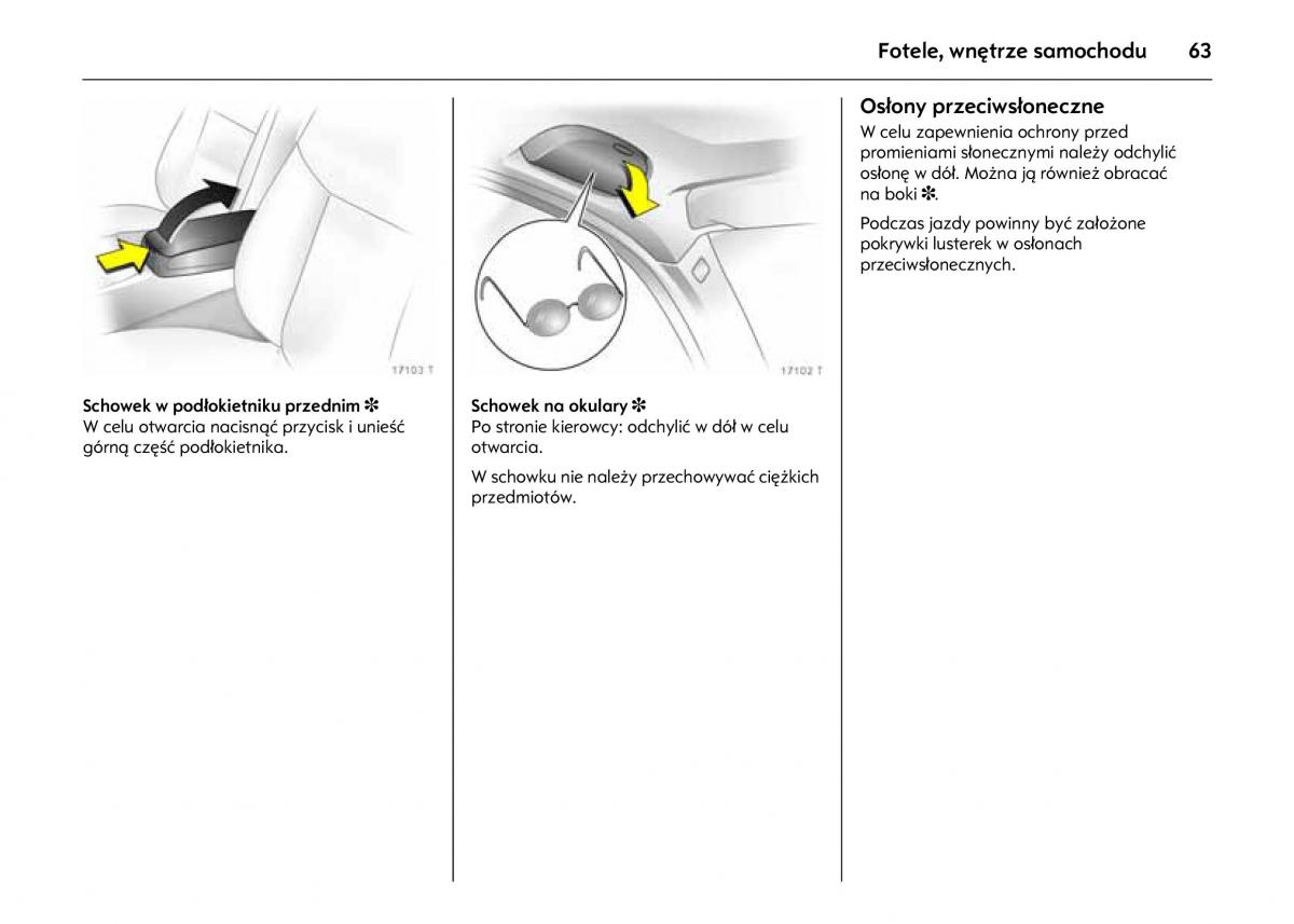 Opel Astra IV J instrukcja obslugi / page 67