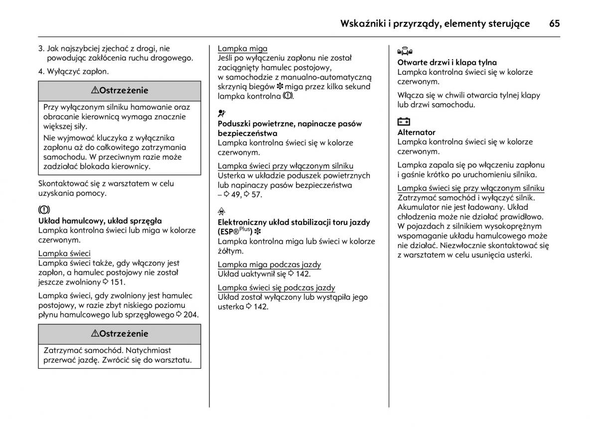 Opel Astra IV J instrukcja obslugi / page 69