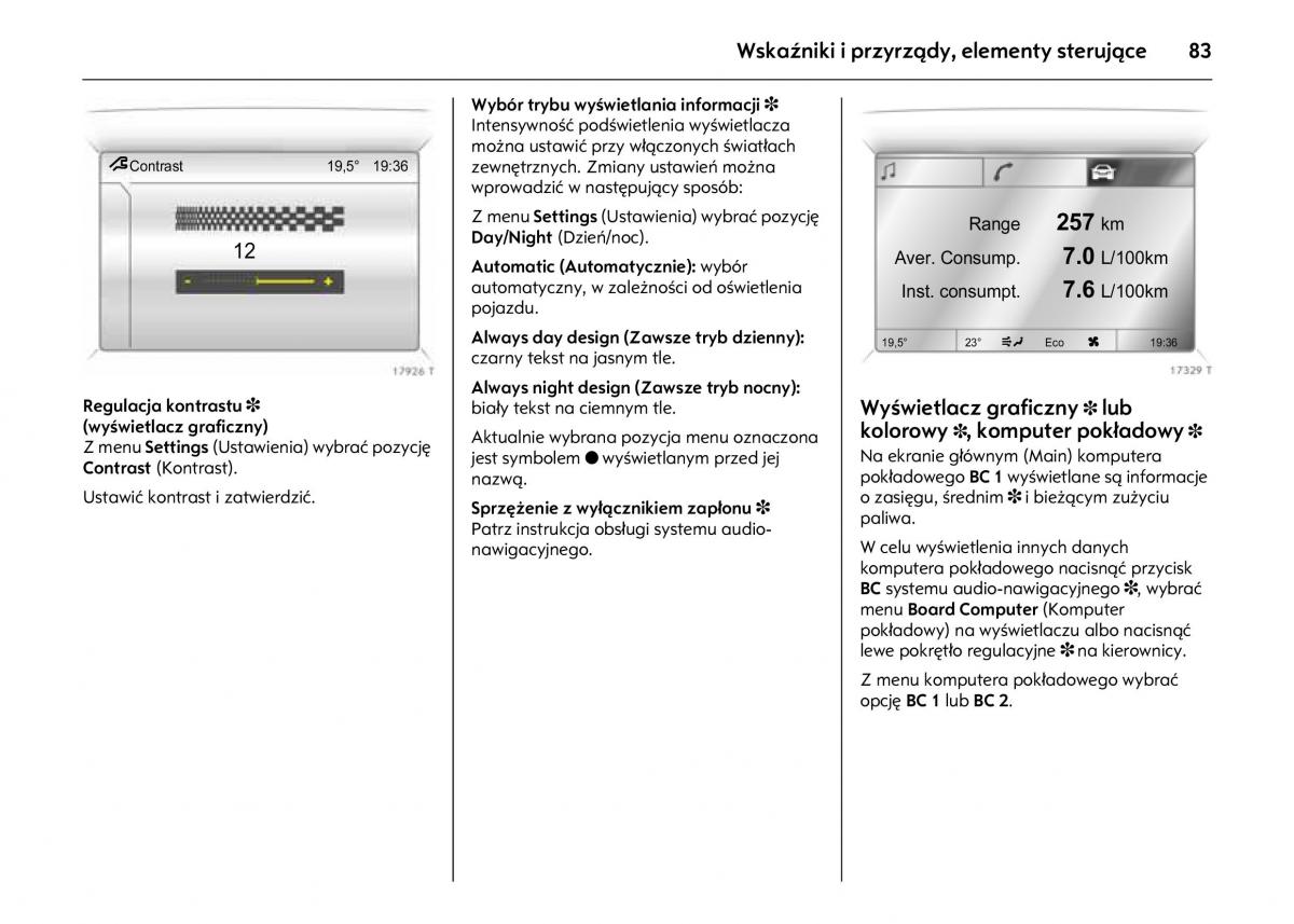 Opel Astra IV J instrukcja obslugi / page 87