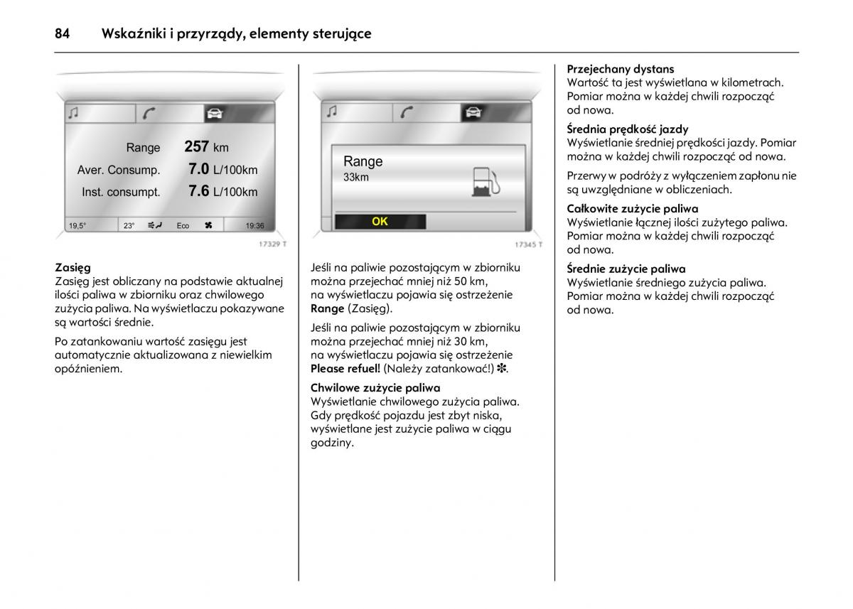 Opel Astra IV J instrukcja obslugi / page 88