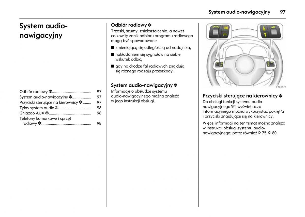 Opel Astra IV J instrukcja obslugi / page 101