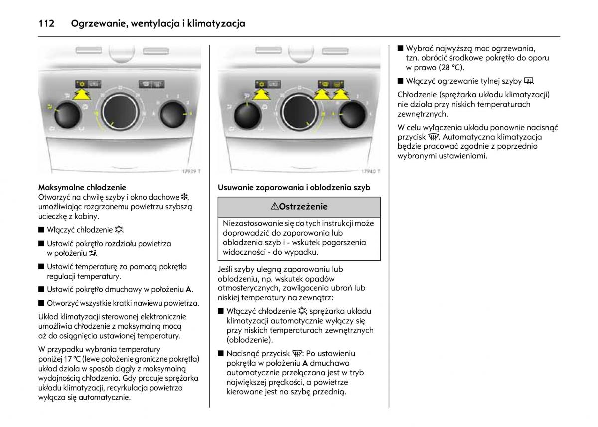 Opel Astra IV J instrukcja obslugi / page 116