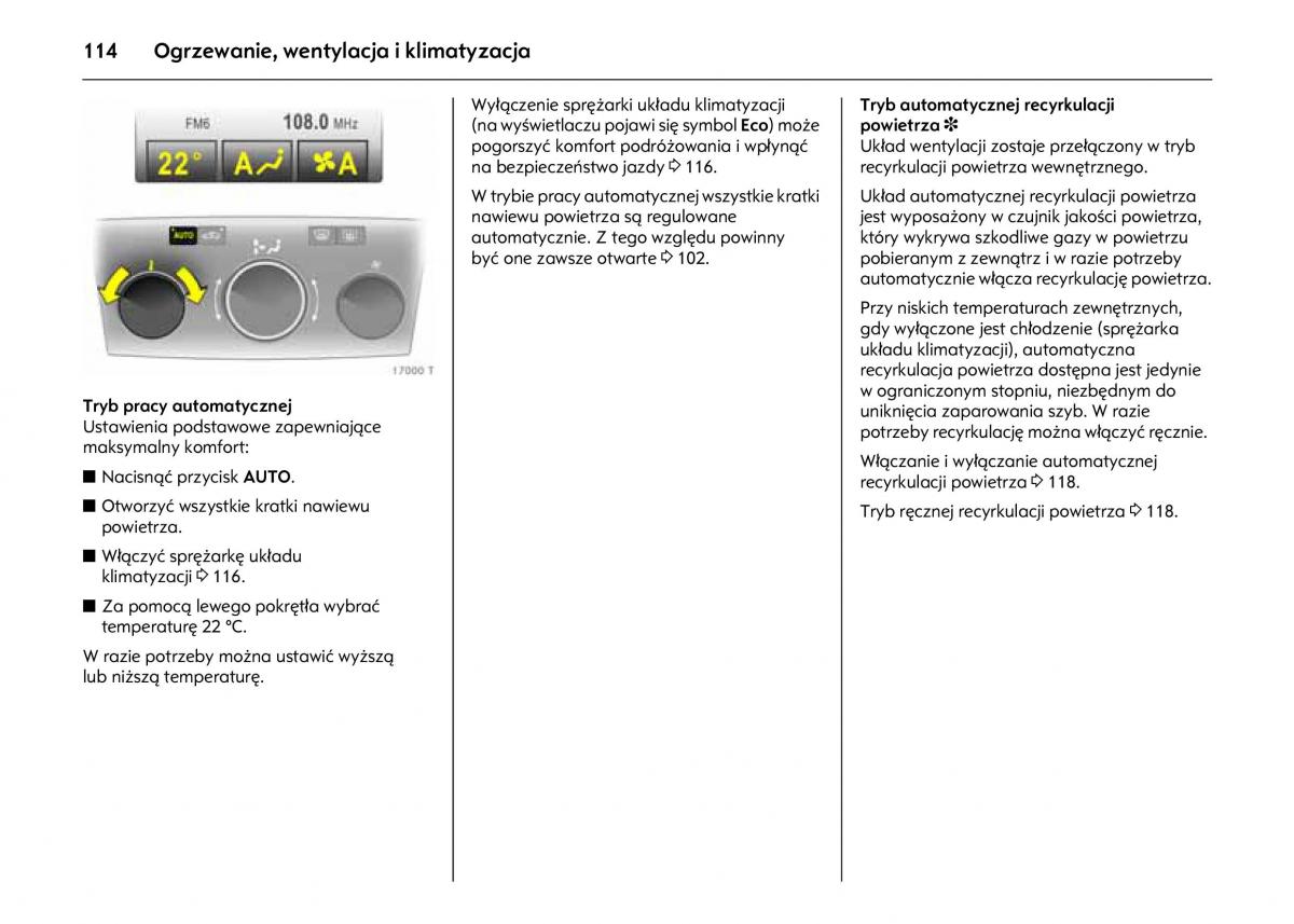 Opel Astra IV J instrukcja obslugi / page 118