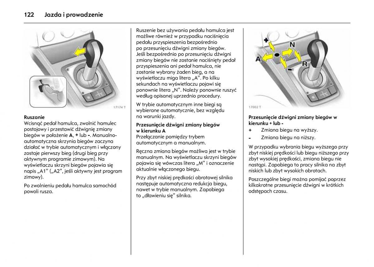 Opel Astra IV J instrukcja obslugi / page 126