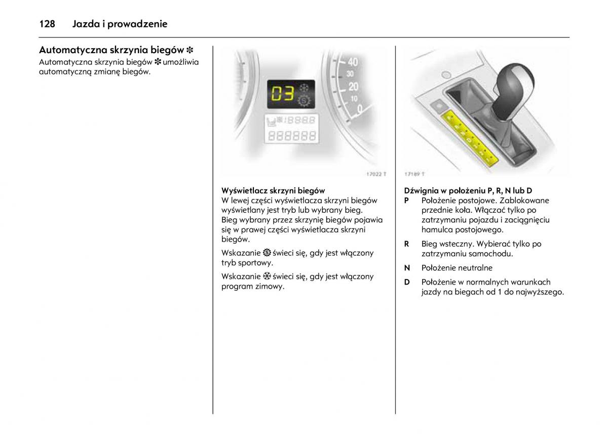 Opel Astra IV J instrukcja obslugi / page 132