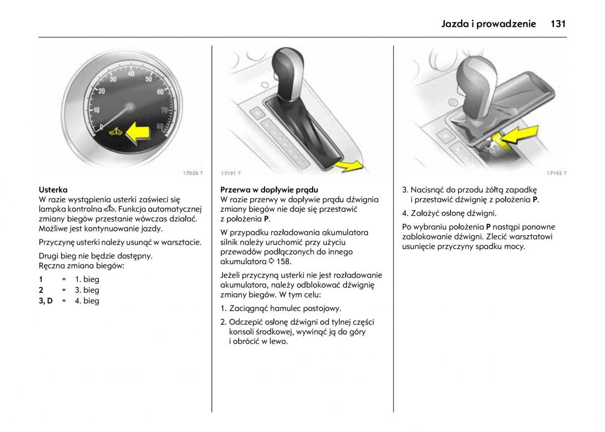 Opel Astra IV J instrukcja obslugi / page 135