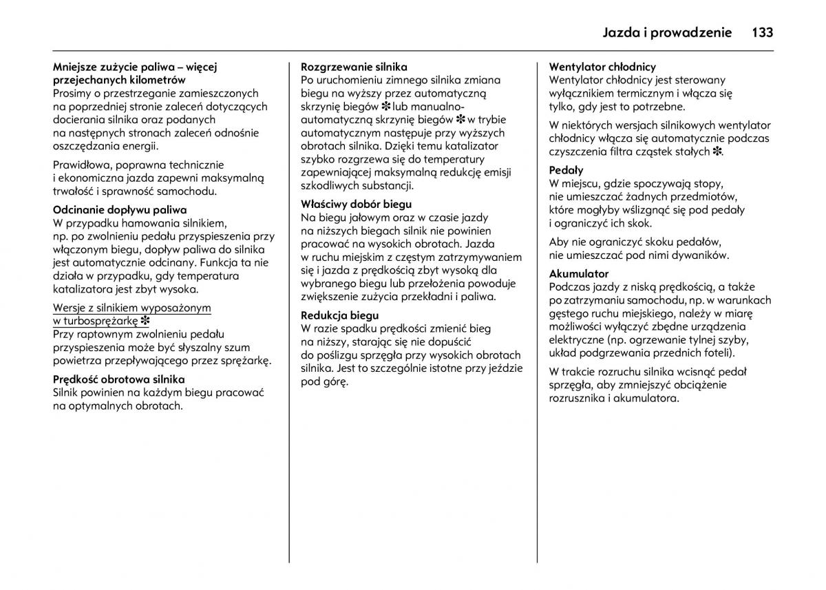 Opel Astra IV J instrukcja obslugi / page 137