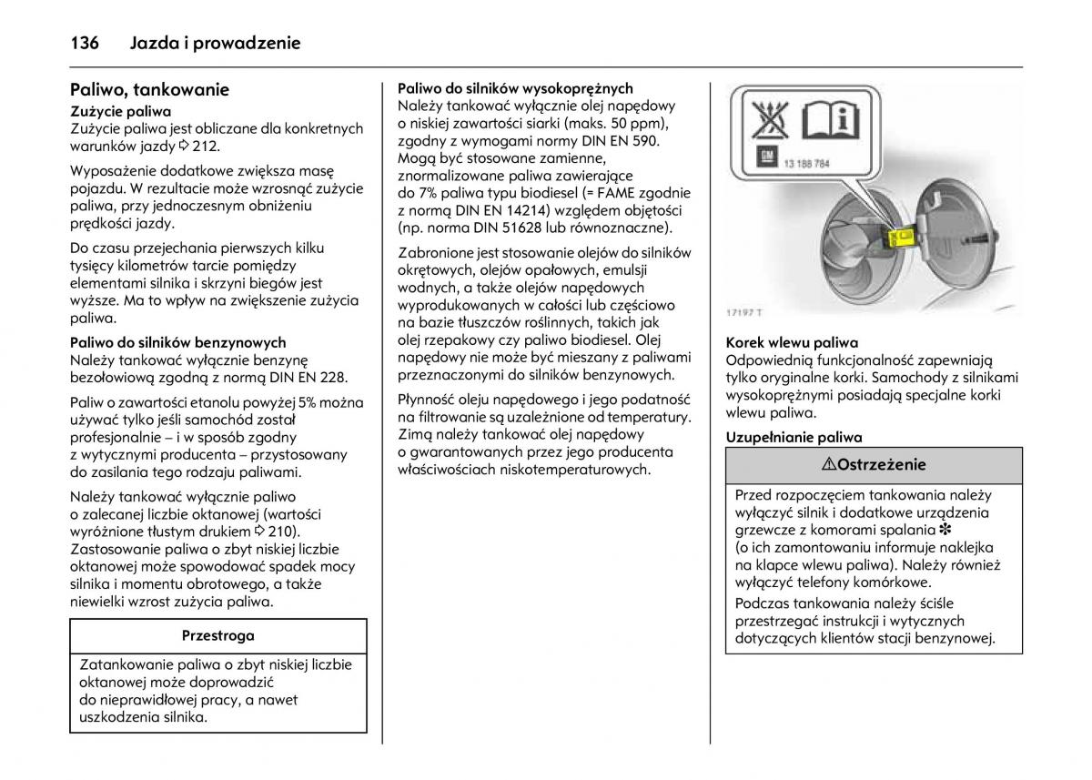 Opel Astra IV J instrukcja obslugi / page 140