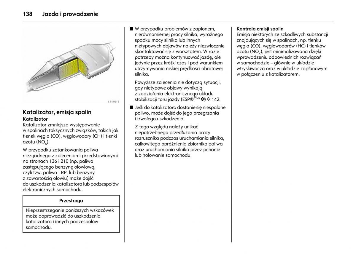 Opel Astra IV J instrukcja obslugi / page 142