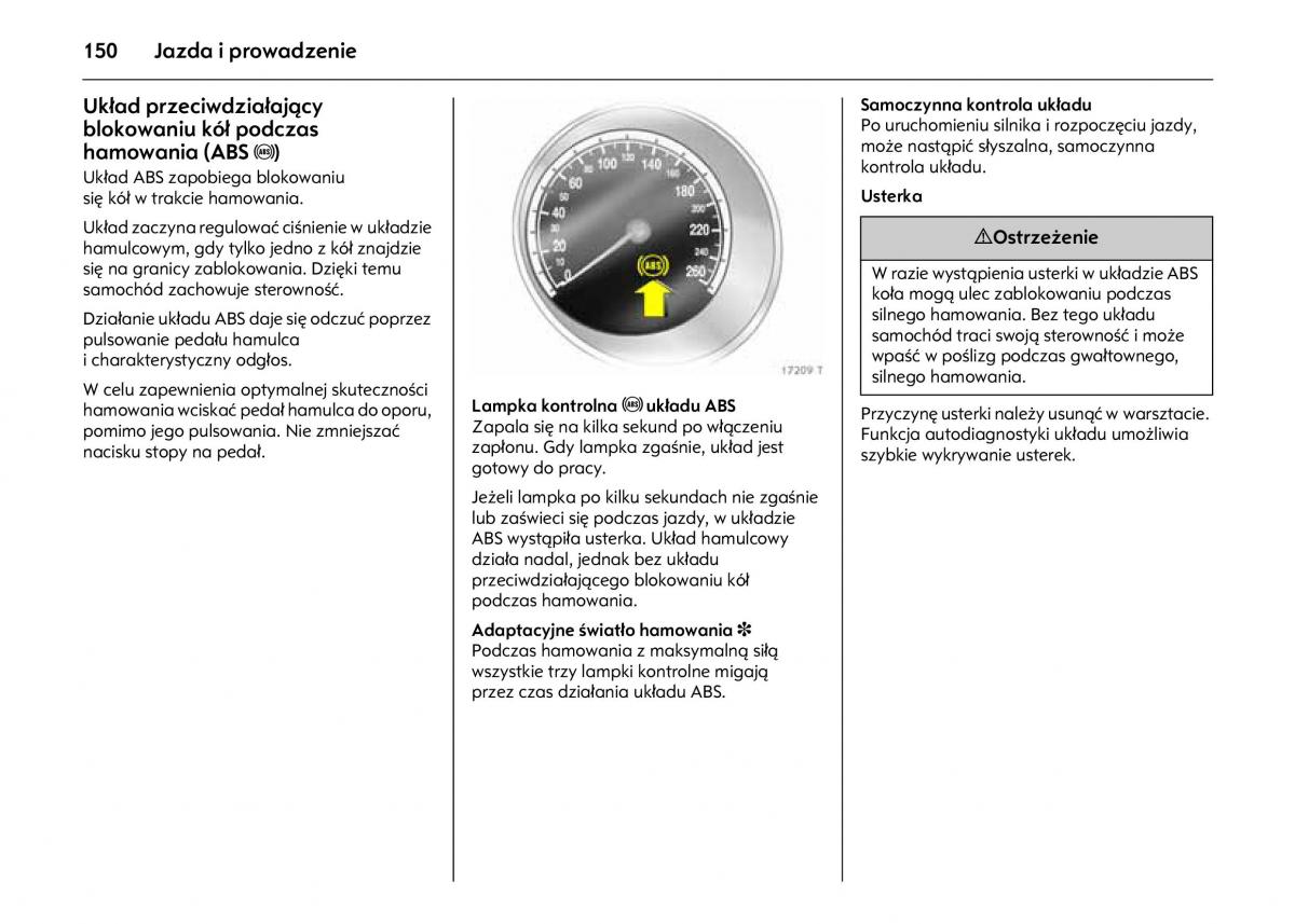 Opel Astra IV J instrukcja obslugi / page 154