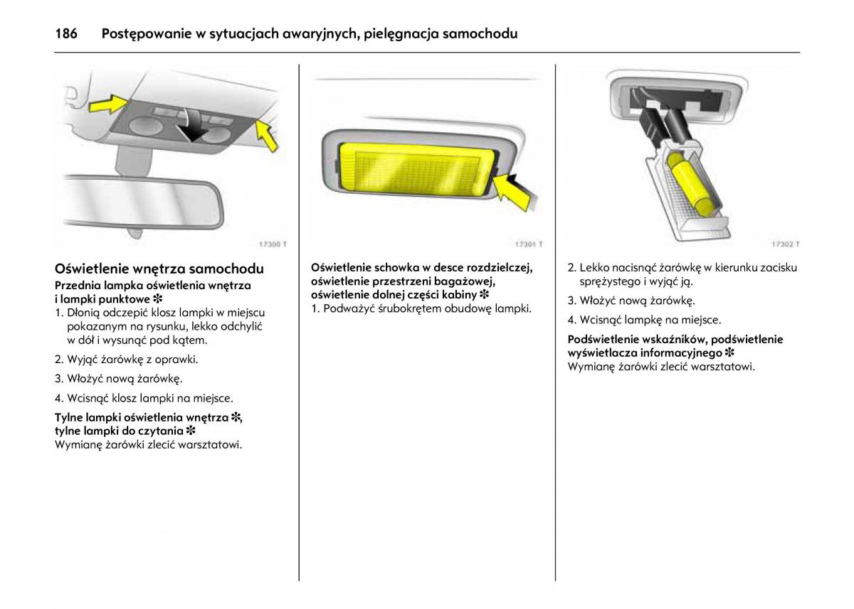 Opel Astra IV J instrukcja obslugi / page 190