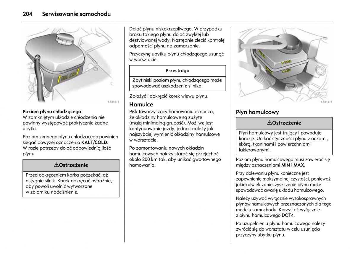 Opel Astra IV J instrukcja obslugi / page 208