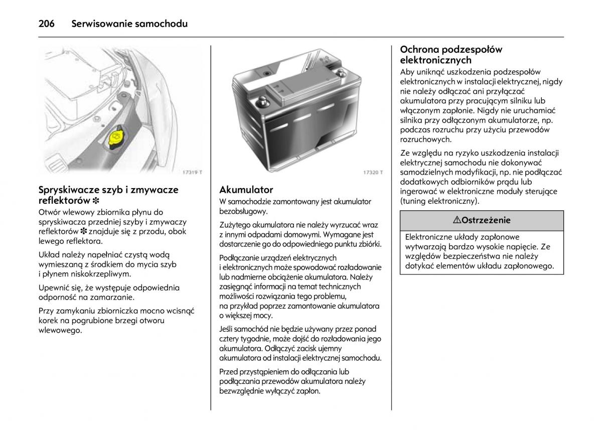 Opel Astra IV J instrukcja obslugi / page 210