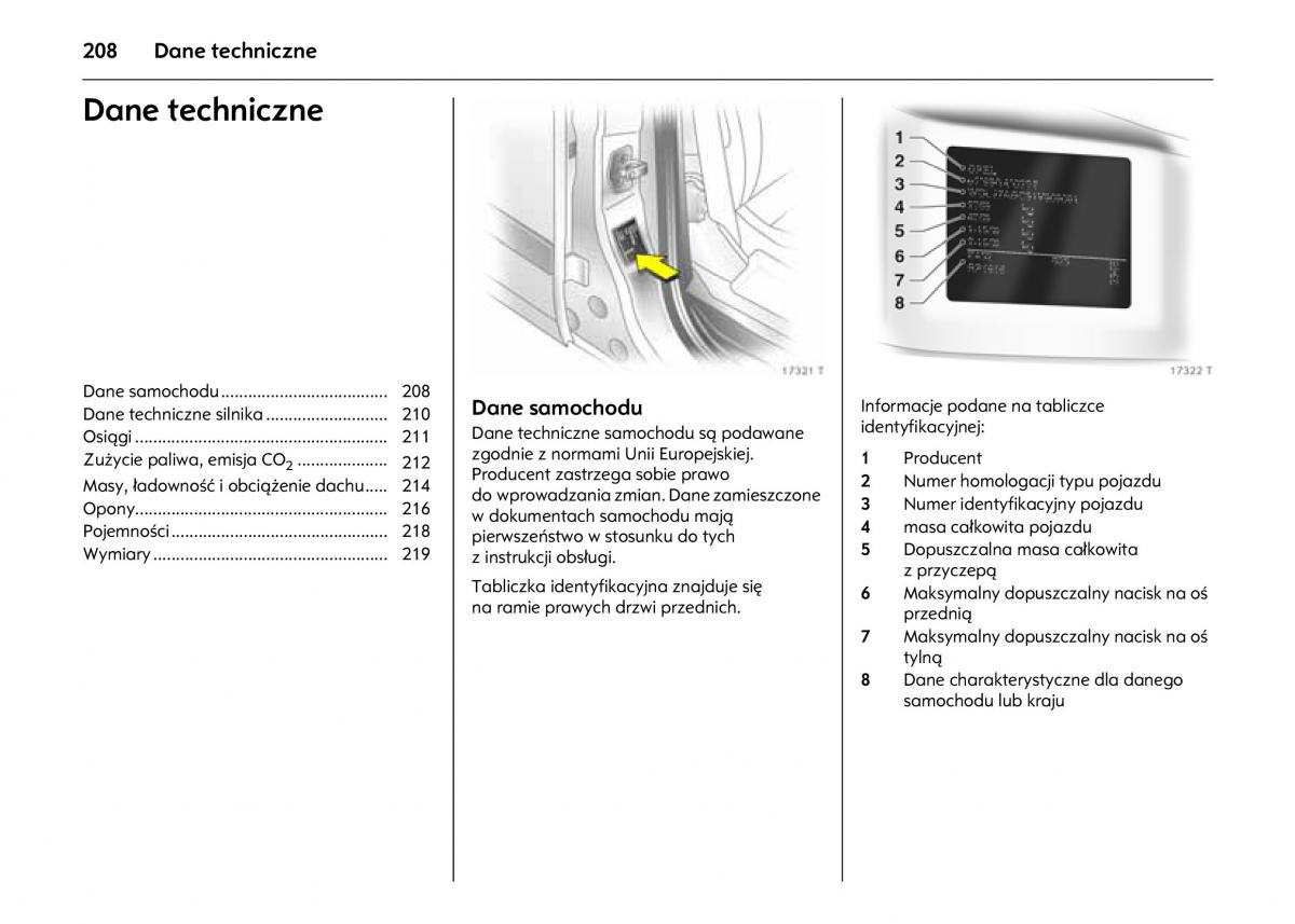 Opel Astra IV J instrukcja obslugi / page 212