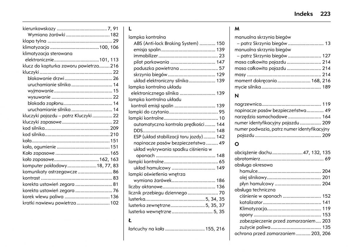 Opel Astra IV J instrukcja obslugi / page 227