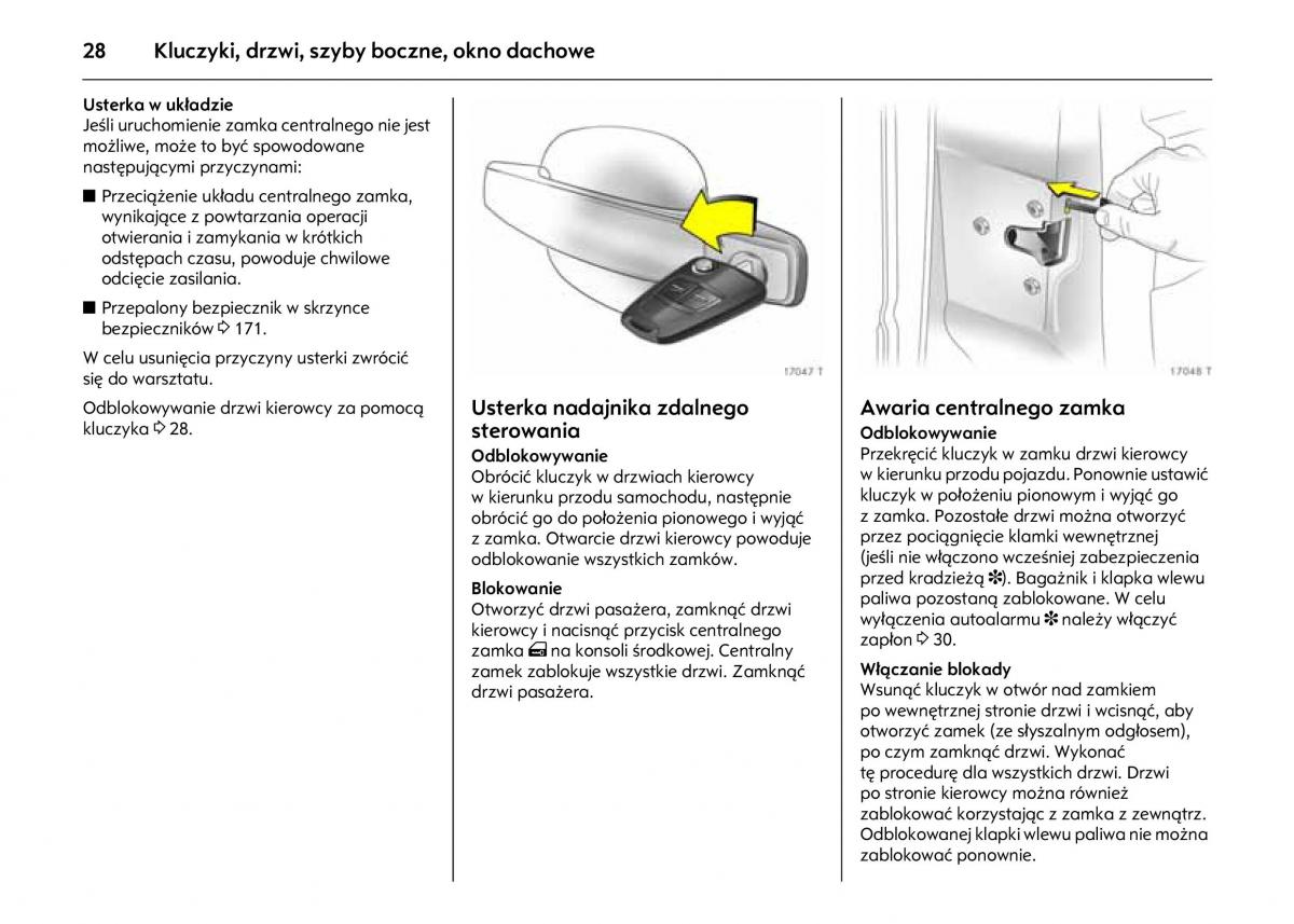 Opel Astra IV J instrukcja obslugi / page 32