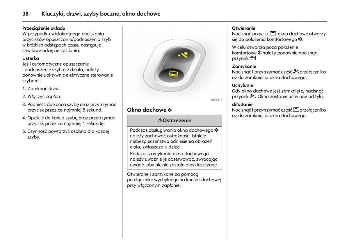 Opel Astra IV J instrukcja obslugi / page 42