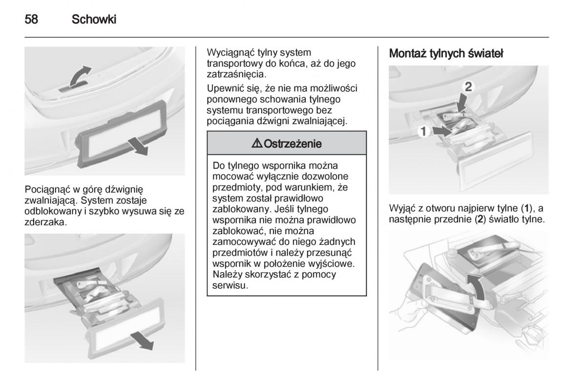 Opel Corsa D instrukcja obslugi / page 60