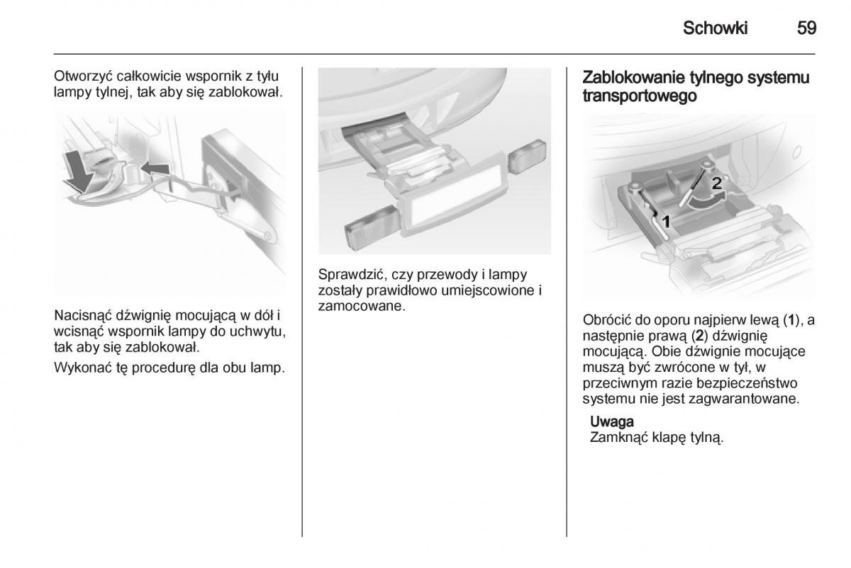 Opel Corsa D instrukcja obslugi / page 61