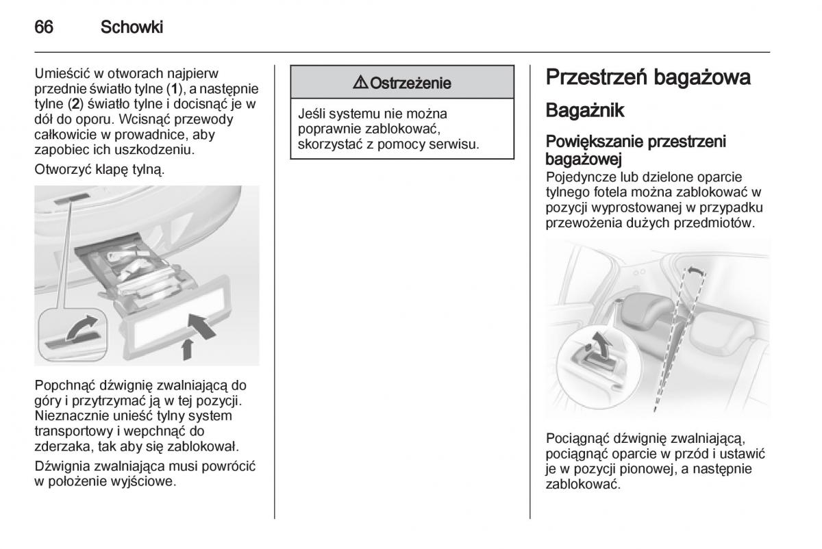 Opel Corsa D instrukcja obslugi / page 68