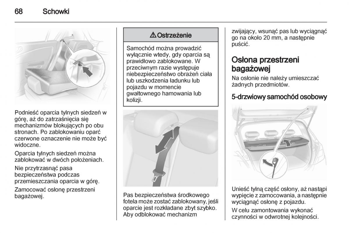 Opel Corsa D instrukcja obslugi / page 70