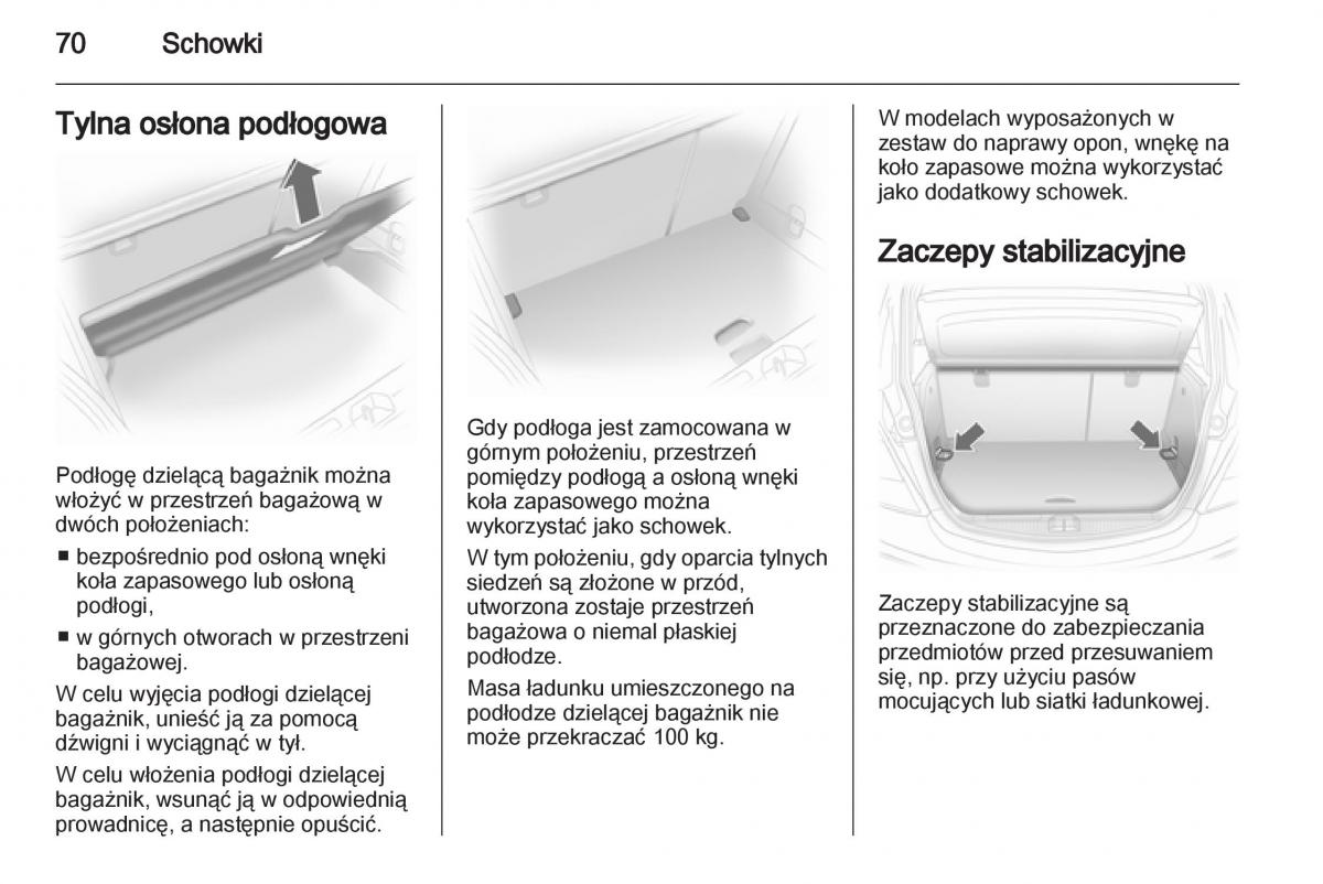 Opel Corsa D instrukcja obslugi / page 72