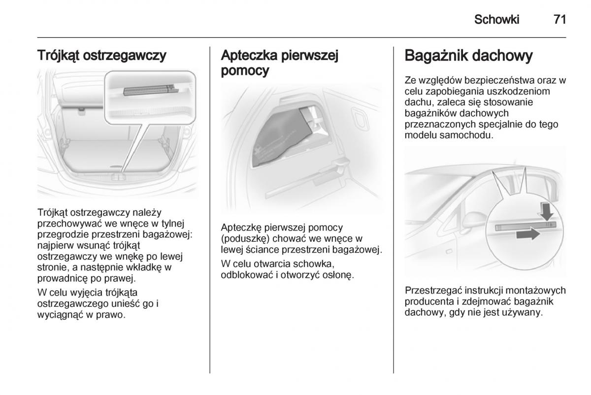 Opel Corsa D instrukcja obslugi / page 73