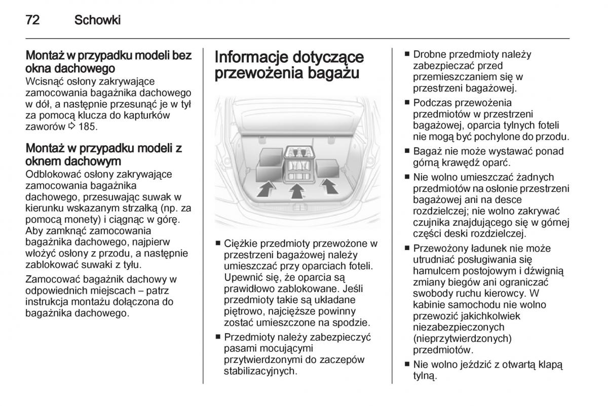 Opel Corsa D instrukcja obslugi / page 74