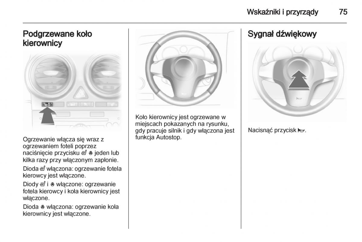 Opel Corsa D instrukcja obslugi / page 77