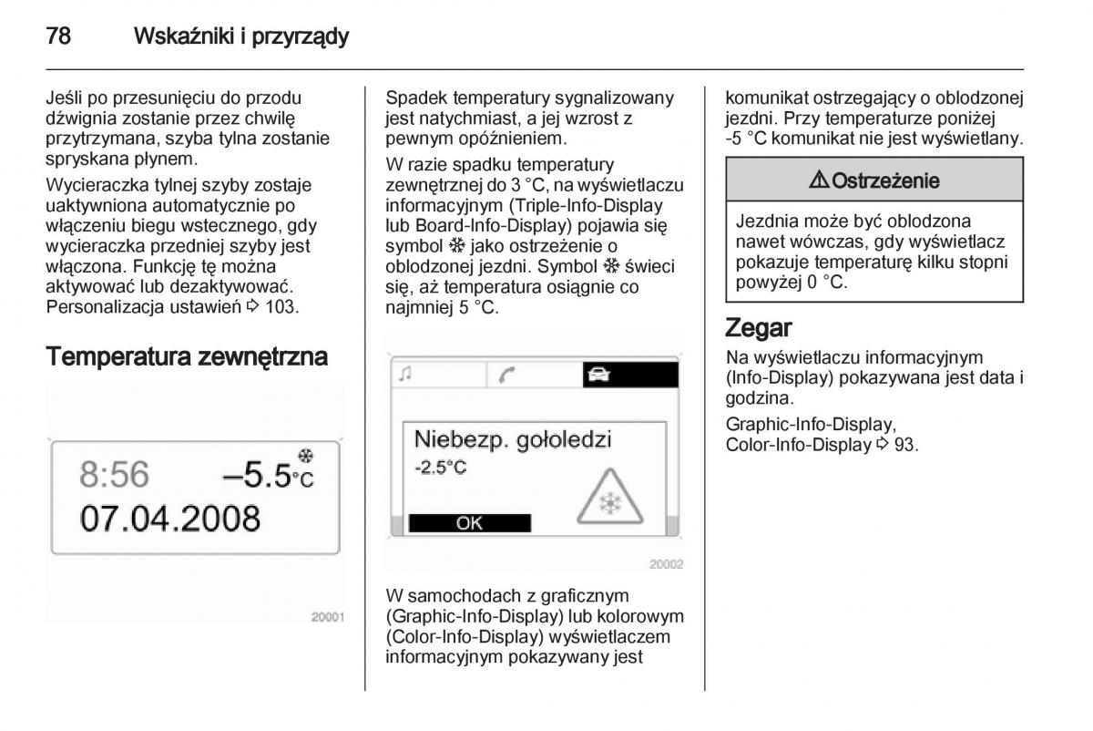 Opel Corsa D instrukcja obslugi / page 80