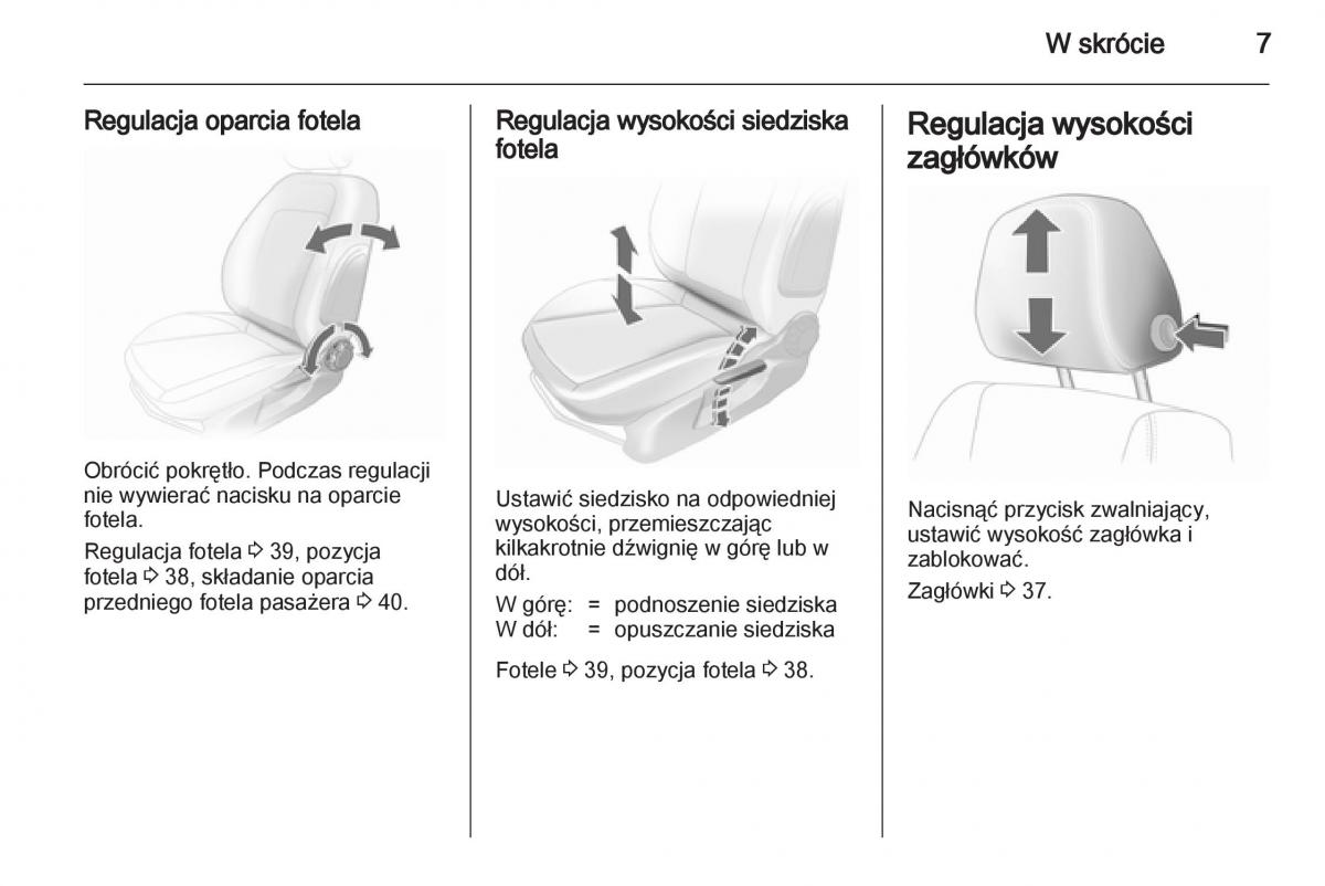 Opel Corsa D instrukcja obslugi / page 9