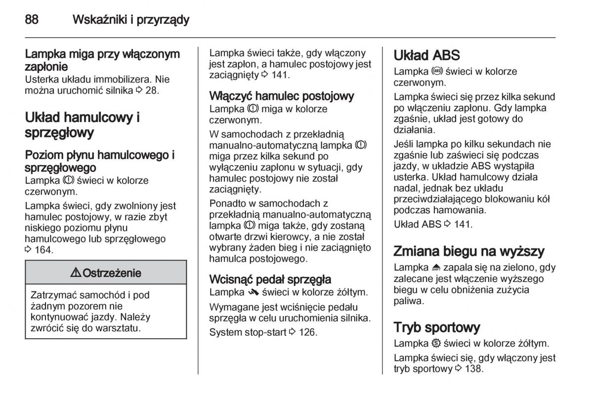 Opel Corsa D instrukcja obslugi / page 90