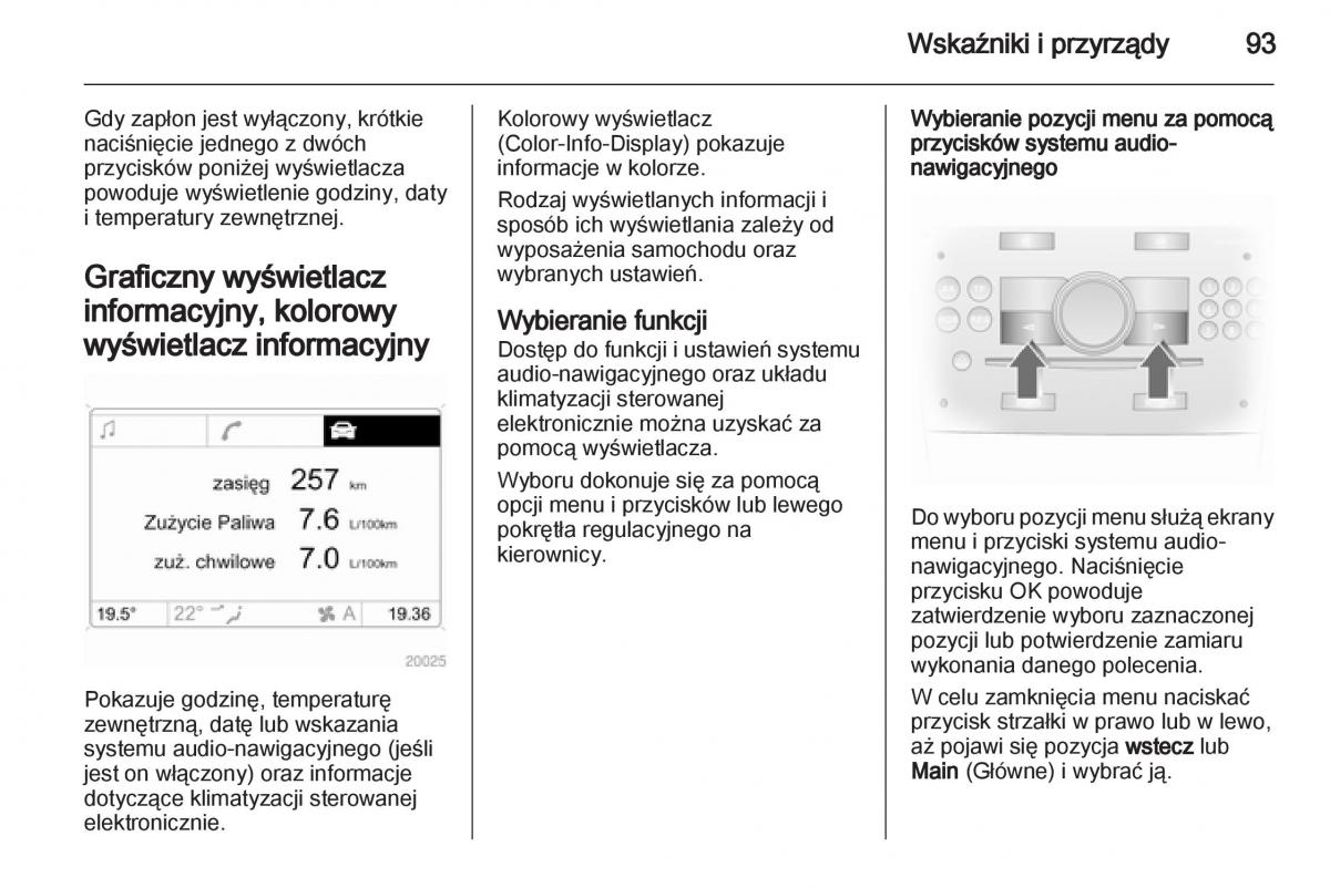 Opel Corsa D instrukcja obslugi / page 95