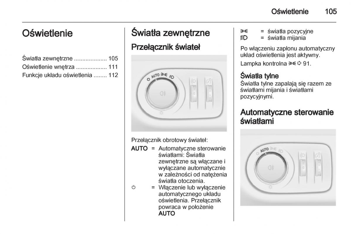 Opel Corsa D instrukcja obslugi / page 107