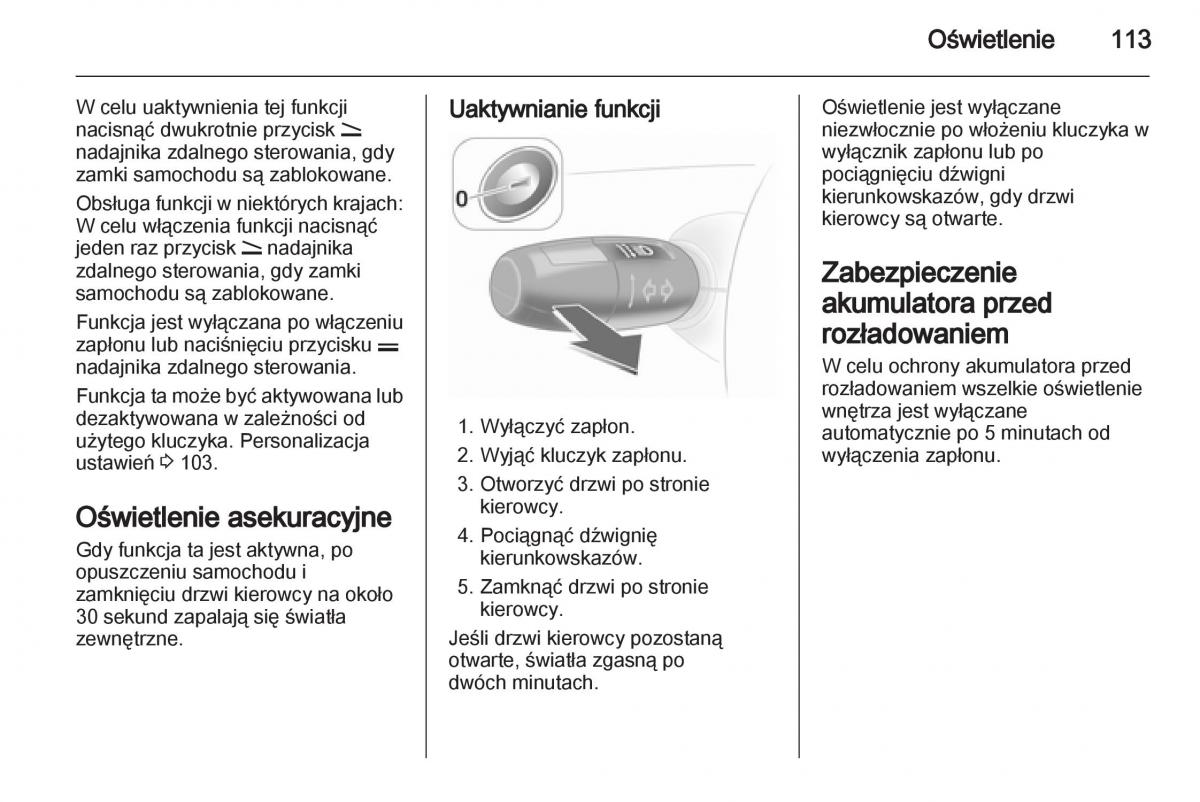 Opel Corsa D instrukcja obslugi / page 115