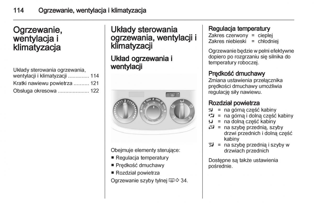 Opel Corsa D instrukcja obslugi / page 116