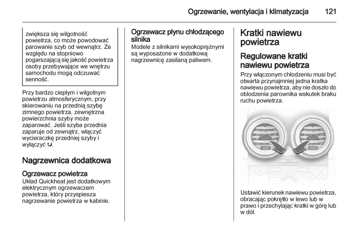 Opel Corsa D instrukcja obslugi / page 123