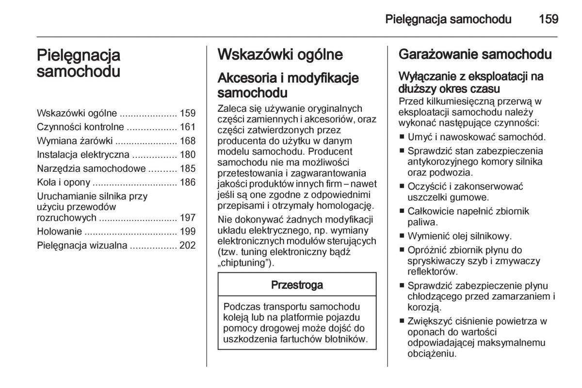 Opel Corsa D instrukcja obslugi / page 161